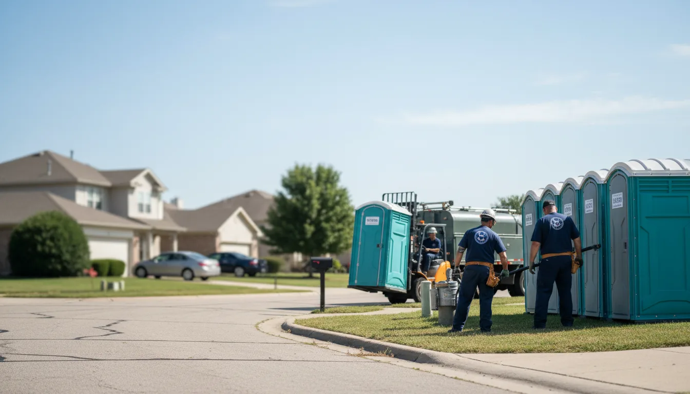 Porta Potty Rental in Wolf Lake, IL near me
